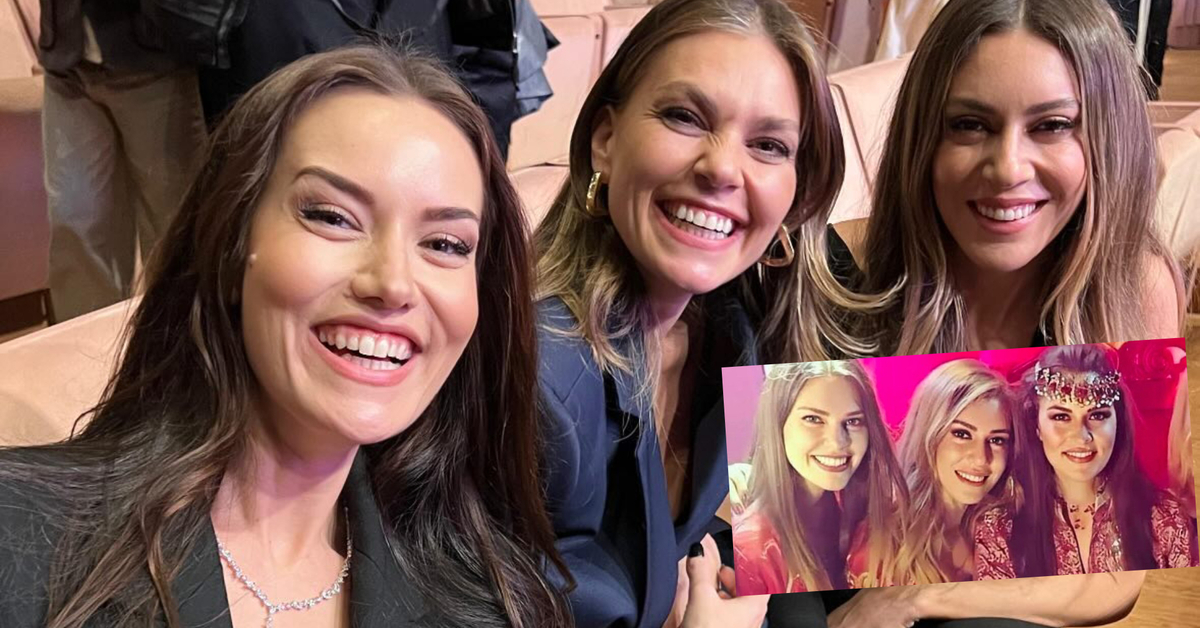 Fahriye Evcen, Aslı Enver ve Sinem Kobal’dan yıllar sonra aynı poz