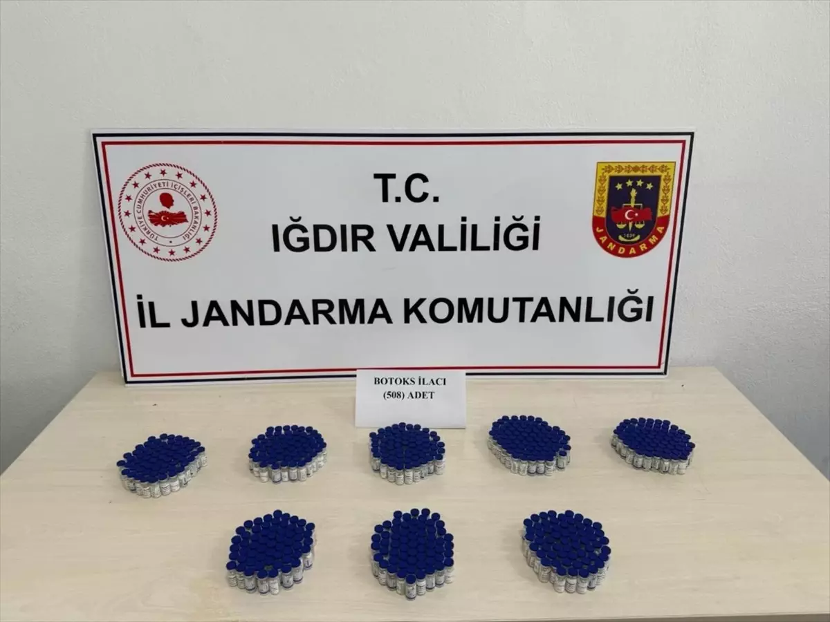 Iğdır’da 508 Kaçak Botoks İlaç Ele Geçirildi