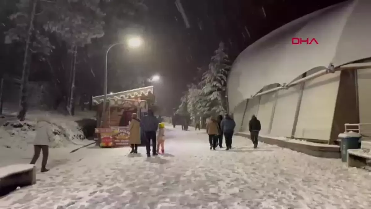 Ordu’da Boztepe Karla Beyazlandı