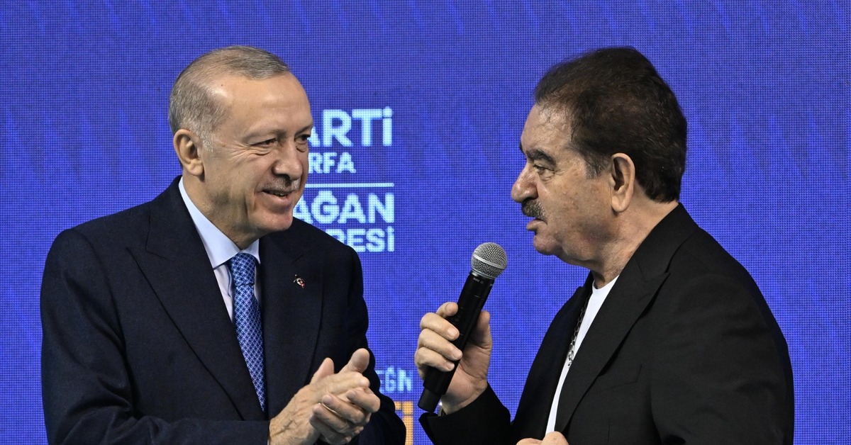 İbrahim Tatlıses, Cumhurbaşkanı Erdoğan’a şarkı söyledi