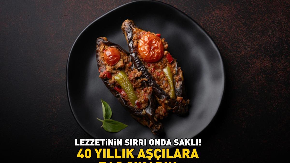 40 yıllık aşçılara taş çıkarın! Azıcık eklemek yetiyor! Meğer Hatay usulü karnıyarık tarifinin püf noktası…